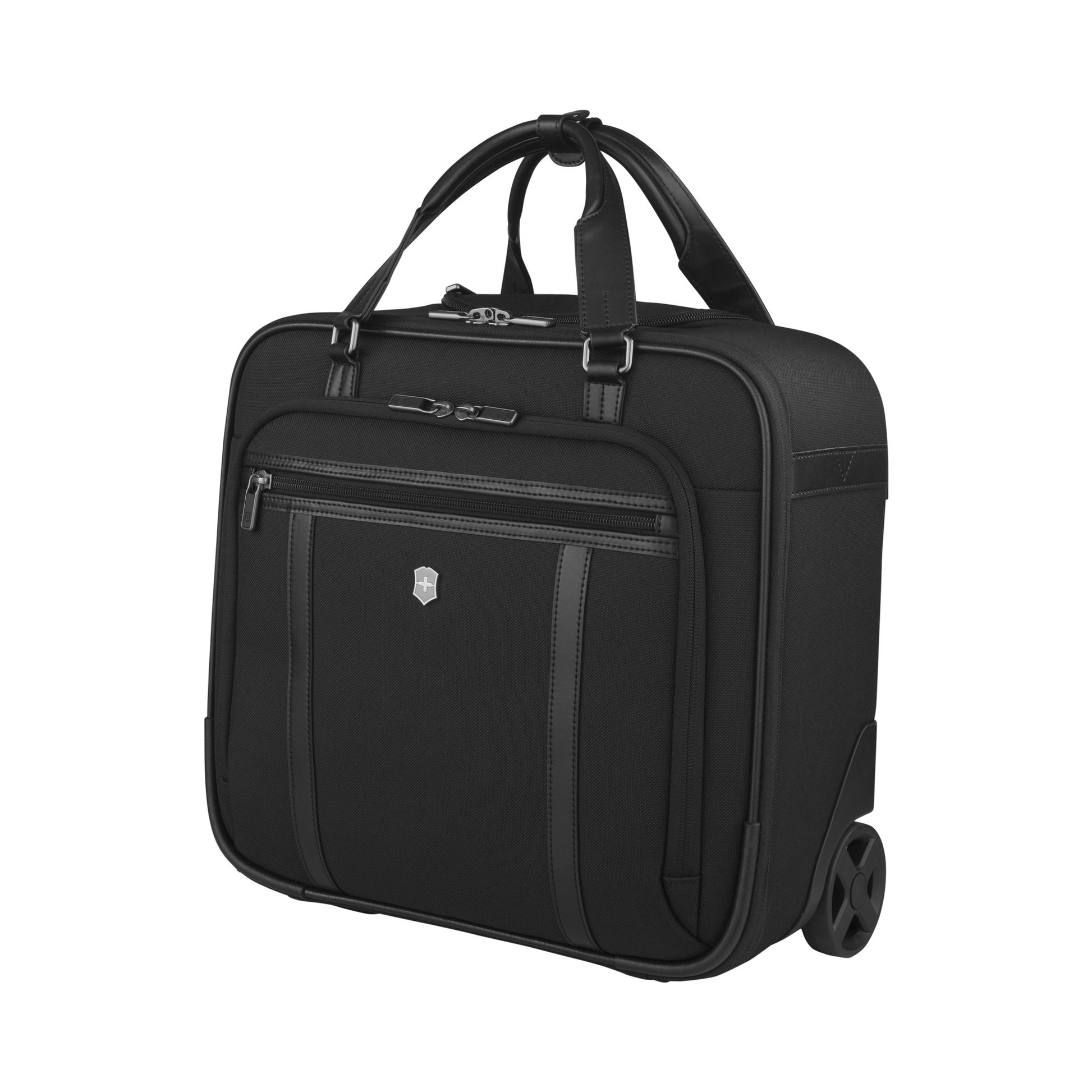 Werks Professional CORDURA® Wheeled Business Brief Compact quarter view