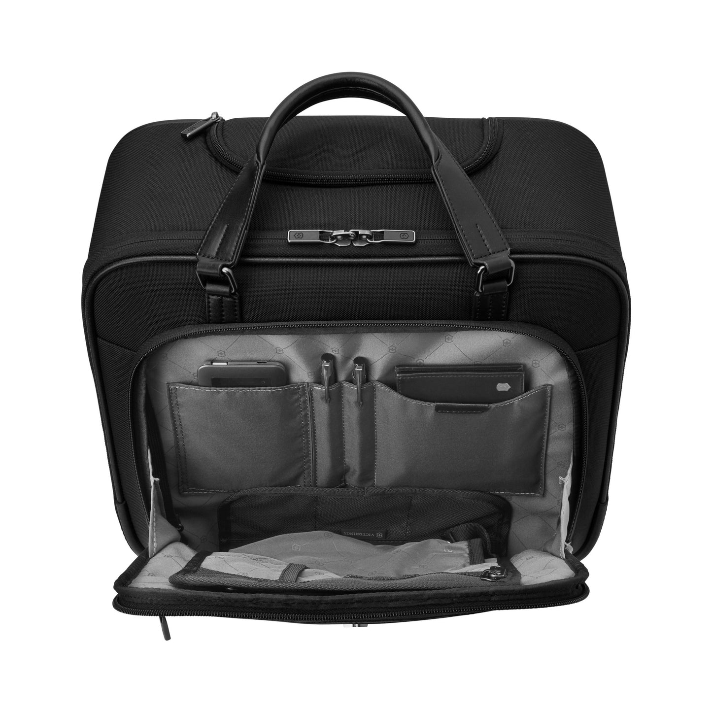 Werks Professional CORDURA® Wheeled Business Brief Compact inside front pocket view