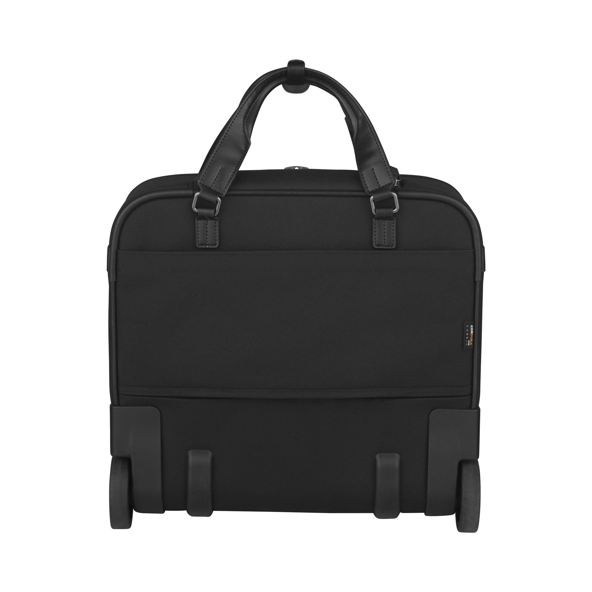 Werks Professional CORDURA® Wheeled Business Brief Compact rear view black
