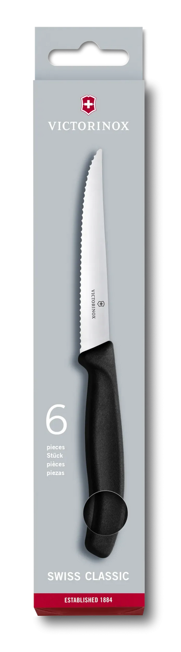 Swiss Classic Steak Knife Set, 6 pieces
