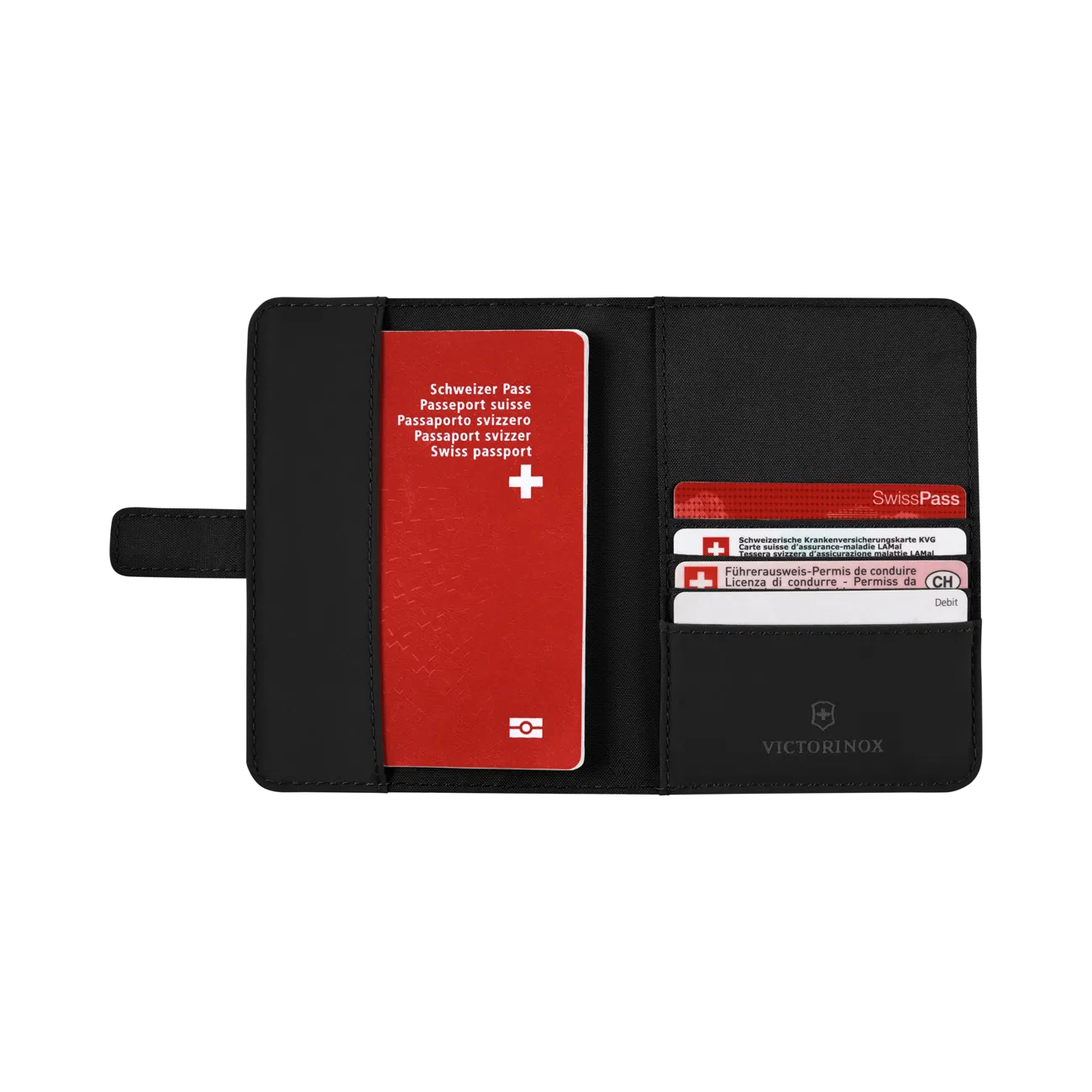 Travel Essentials Passport Holder with passport inside